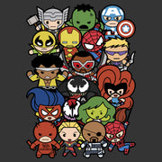 Men's Marvel Kawaii Hero Shot  Adult T-Shirt