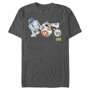 Men's Star Wars: The Rise of Skywalker Droid Party  Adult T-Shirt