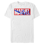 Men's Marvel Classic Block Spider-Man Logo  Adult T-Shirt