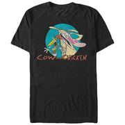 Men's Cow and Chicken Logo  Adult T-Shirt