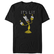 Men's Beauty and the Beast Lumiere It's Lit  Adult T-Shirt