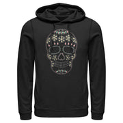 Men's Lost Gods Halloween Sugar Skull  Adult Pull Over Hoodie