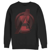 Men's Marvel Black Widow Avenger Symbol  Adult Sweatshirt