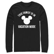 Men's Mickey & Friends This Family Is in Vacation Mode  Adult Long Sleeve Shirt