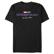 Men's Marvel Spider-Man: No Way Home Logo Black  Adult T-Shirt