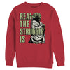 Men's Star Wars Yoda Real the Struggle Is  Adult Sweatshirt