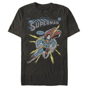 Men's Superman Electrified  Adult T-Shirt