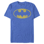 Men's Batman Logo Retro Caped Crusader  Adult T-Shirt