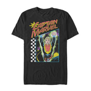 Men's Marvel Captain Retro Racer  Adult T-Shirt