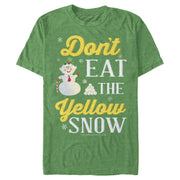 Men's Elf Don't Eat Yellow Snow  Adult T-Shirt