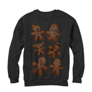 Men's Star Wars Christmas Gingerbread Cookies  Adult Sweatshirt