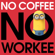 Men's Despicable Me Minion No Coffee  Adult T-Shirt