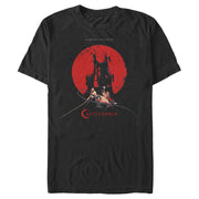 Men's Castlevania Seek Blood Poster  Adult T-Shirt