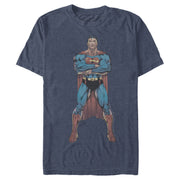 Men's Superman Bold Hero Pose  Adult T-Shirt