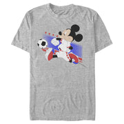 Men's Mickey & Friends Mickey Mouse Croatia Soccer Team  Adult T-Shirt