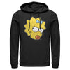 Men's The Simpsons Glaring Lisa  Adult Pull Over Hoodie