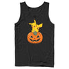 Men's Pokemon Halloween Jack-O'-Lantern Pikachu  Adult Tank Top