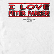 Men's Marvel Spider-Man: No Way Home I Love Peter Parker  Adult T-Shirt