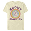 Men's My Little Pony Retro Brony Since 1983  Adult T-Shirt