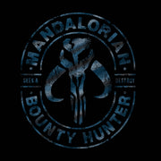 Men's Star Wars: The Mandalorian Bounty Hunter Stamp  Adult T-Shirt