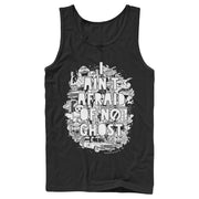 Men's Ghostbusters Ain't Afraid Ghost Collage  Adult Tank Top