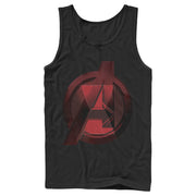 Men's Marvel Black Widow Avenger Symbol  Adult Tank Top