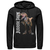 Men's Jurassic Park Velociraptor Logo  Adult Pull Over Hoodie