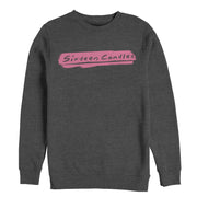 Men's Sixteen Candles Paint Stripe Logo  Adult Sweatshirt