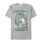 Men's Marvel St. Patrick's Day Hulk Vintage Lucky  Adult T-Shirt