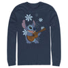 Men's Lilo & Stitch Floral Ukulele Dance  Adult Long Sleeve Shirt