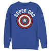 Men's Marvel Super Dad Captain America Shield  Adult Sweatshirt