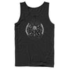 Men's Pirates of the Caribbean: Curse of the Black Pearl Black and White Rope Skull Logo  Adult Tank Top