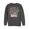 Men's Marvel Classic Hero Collage  Adult Sweatshirt