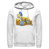 Men's The Simpsons Classic Family Couch  Adult Pull Over Hoodie