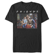 Men's Friends Group Poster  Adult T-Shirt