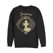 Men's Aladdin Jasmine Ornate Frame  Adult Sweatshirt