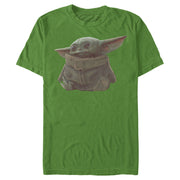 Men's Star Wars: The Mandalorian The Child Portrait  Adult T-Shirt