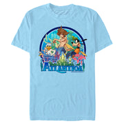 Men's Kingdom Hearts 1 Mermen Friends From Atlantica  Adult T-Shirt