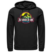 Men's Jurassic Park T Rex Logo  Adult Pull Over Hoodie