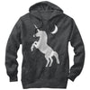 Men's Lost Gods Crescent Moon Unicorn  Adult Pull Over Hoodie