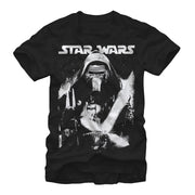 Men's Star Wars The Force Awakens Kylo Ren Stare Down  Adult T-Shirt