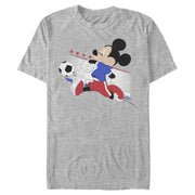 Men's Mickey & Friends Mickey Mouse France Soccer Team  Adult T-Shirt