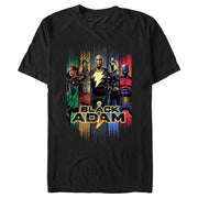 Men's Black Adam Superheroes From JSA  Adult T-Shirt