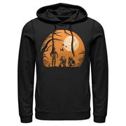 Men's Star Wars: The Last Jedi Halloween Droids Haunting  Adult Pull Over Hoodie