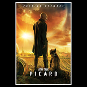 Men's Star Trek: Picard Number One and Picard Poster  Adult T-Shirt