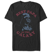 Men's Star Wars Darth Vader Best Papa in the Galaxy  Adult T-Shirt