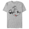 Men's Mickey & Friends Comic book Mickey Mouse Face  Adult T-Shirt