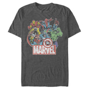 Men's Marvel Classic Hero Collage  Adult T-Shirt