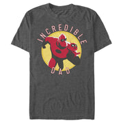 Men's The Incredibles 2 Jack-Jack and Mr. Incredible Dad  Adult T-Shirt