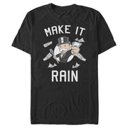 Men's Monopoly Make It Rain Pennybags  Adult T-Shirt